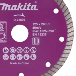 Disco Diamantado Multimateriais 125x20x8mm - D-72899 - MAKITA