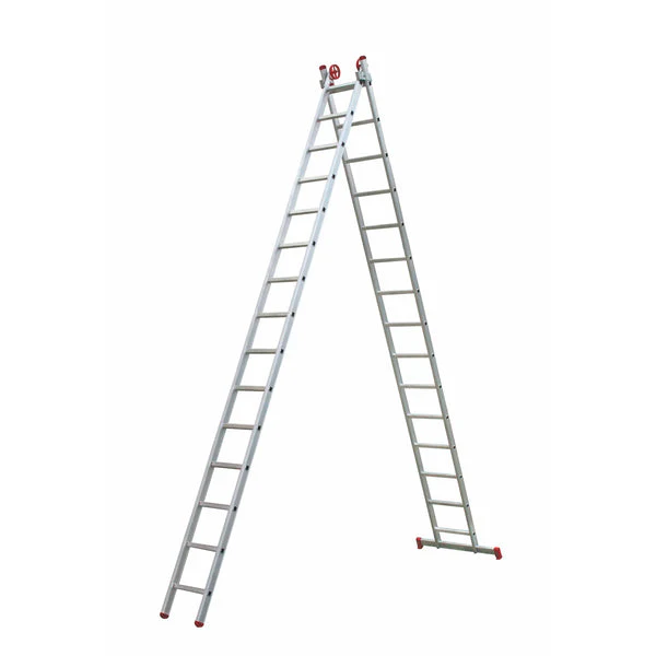 11x2 Extension Ladder with 22 Aluminum Steps, 5.56m